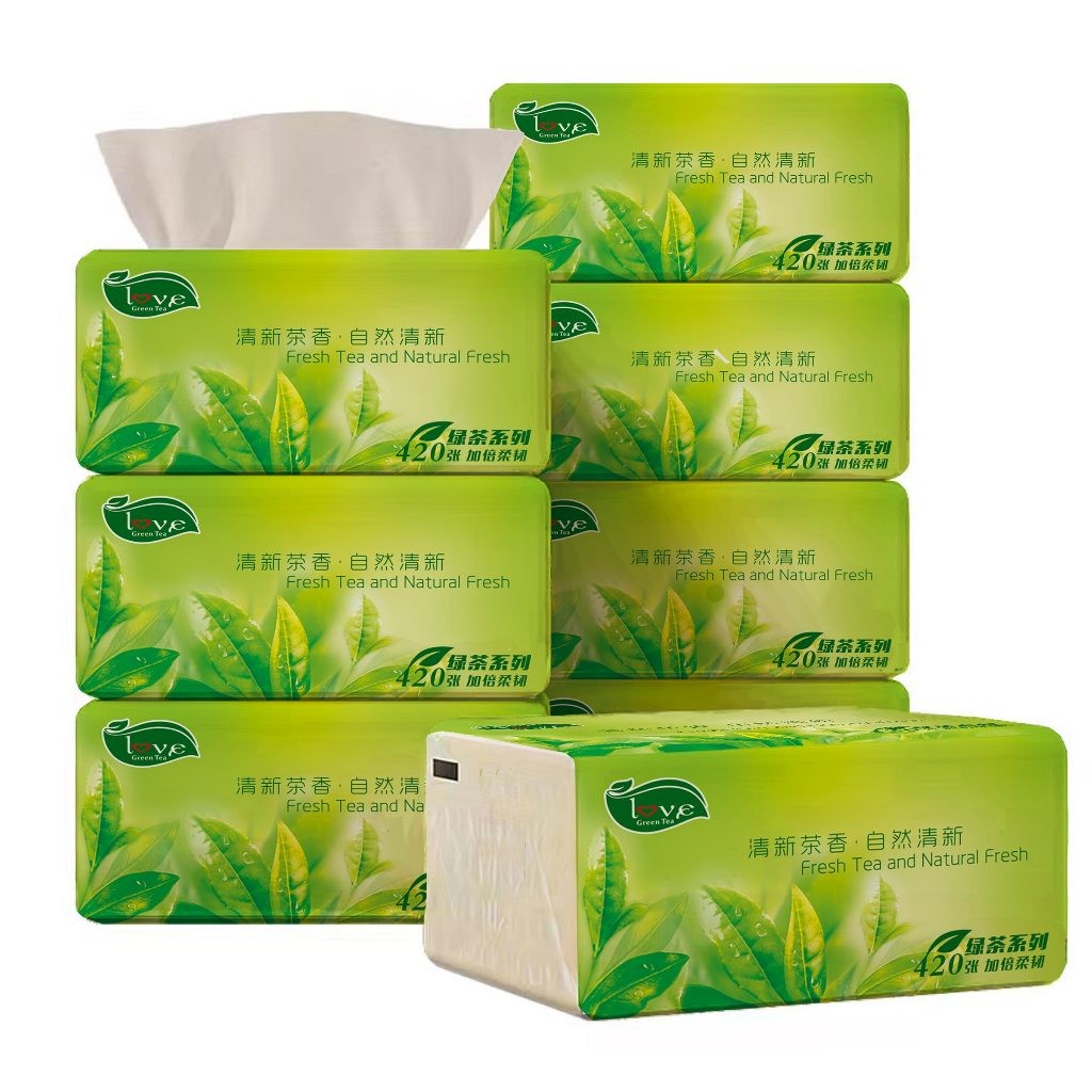 Softone Tissue Paper LGT Facial Tissue 4Ply 480Sheets 8Pcs Speci Jumbo ...
