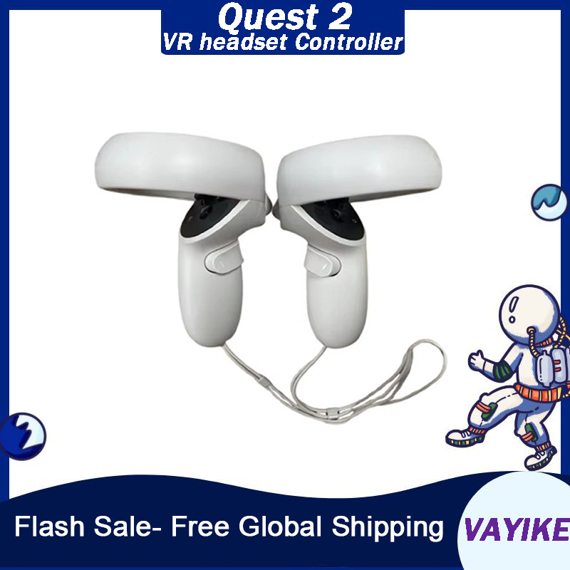 Meta Quest 2 VR Controllers (Left/Right Pair) - Touch Pro Haptics & 30H ...