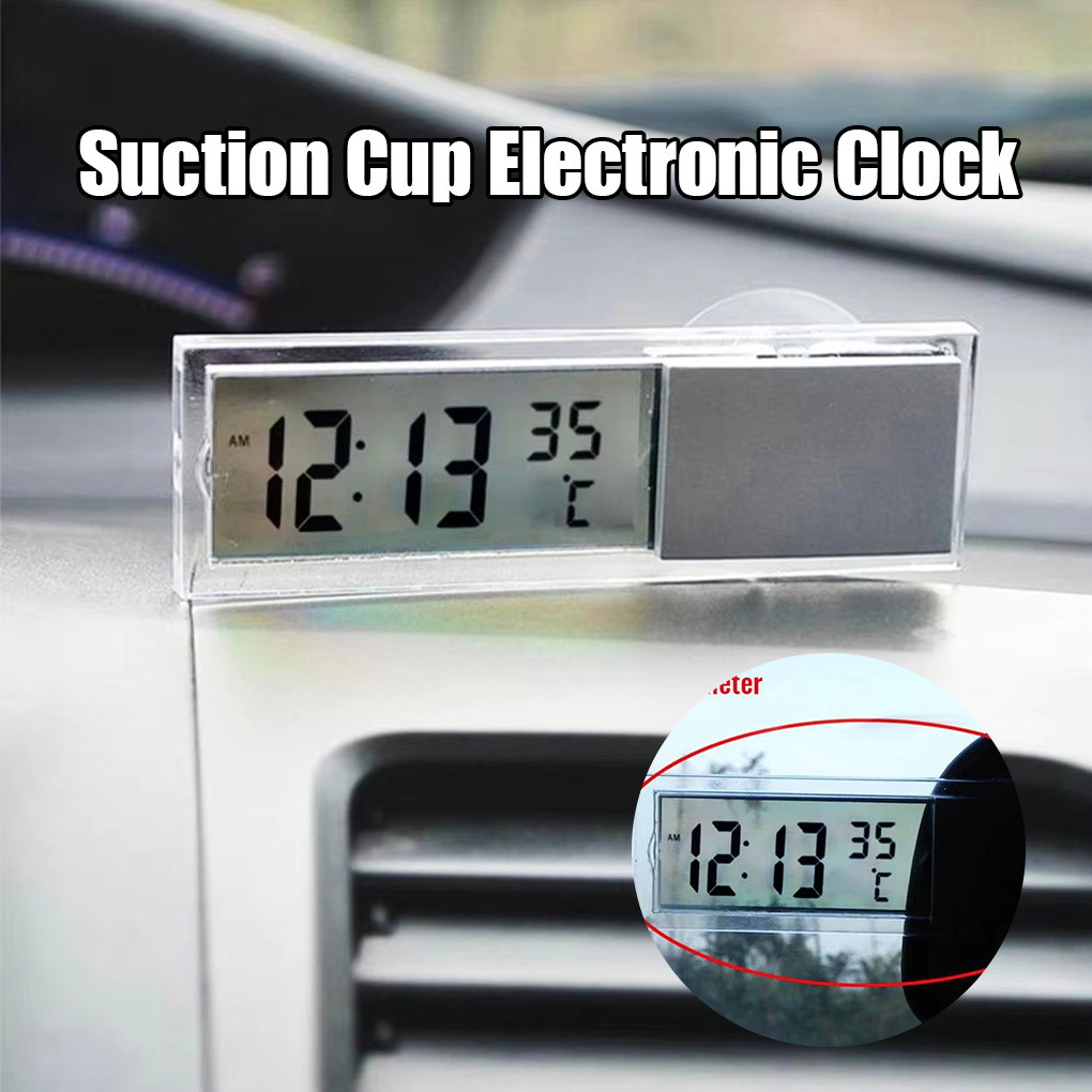 Durable Electronic Clock Suction Cup Digital LCD Display Window clock ...