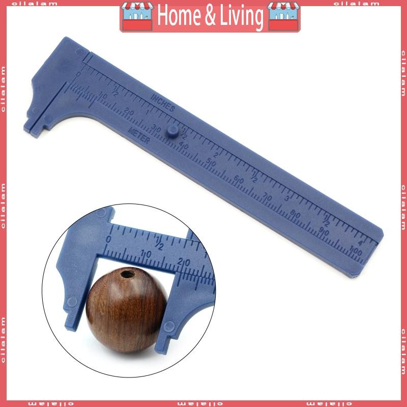 ci Portable Vernier Caliper Mini Plastic Sliding Gauge Pocket Vernier ...