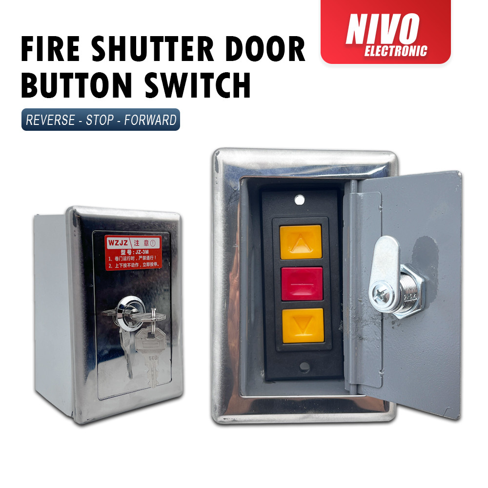 3 Channel Door Roller Electric Switch Lockout Box, Surface Mounted ...