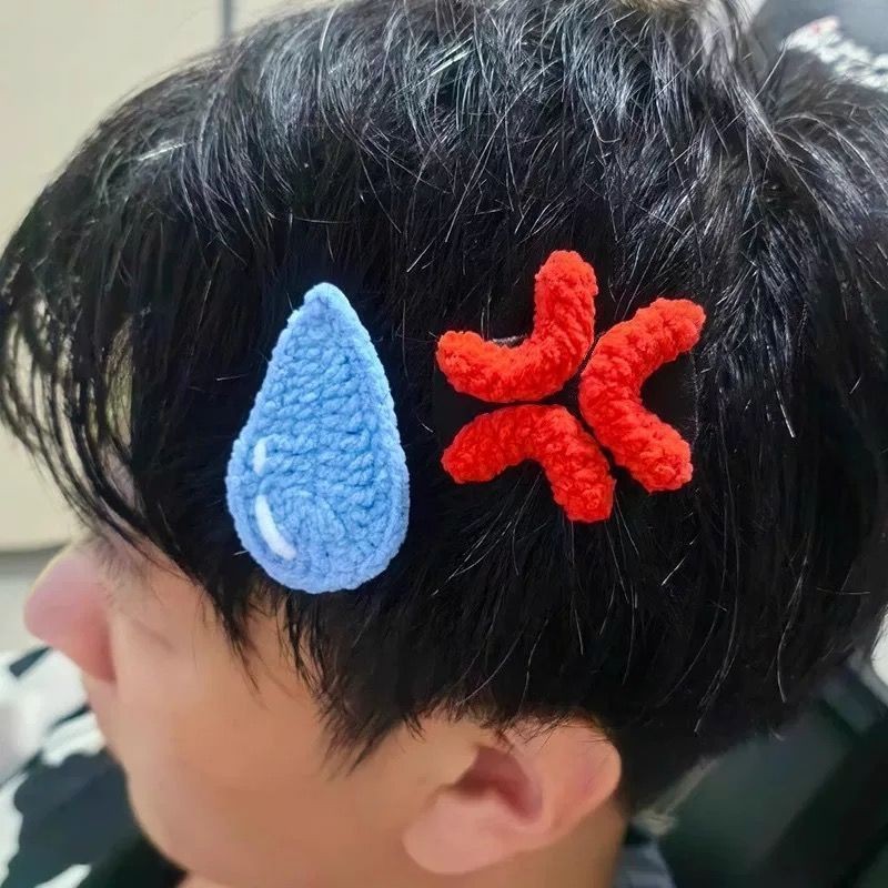 2024 Styles Angry Hair Clips Water Drops Angry Creative Funny Duckbill ...