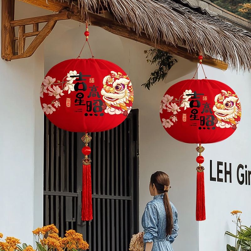 2025 过年 灯笼 春节 装饰品 新年 新款 福字 吊饰 大门口 户外 喜庆 氛围 布置 | Shopee Malaysia