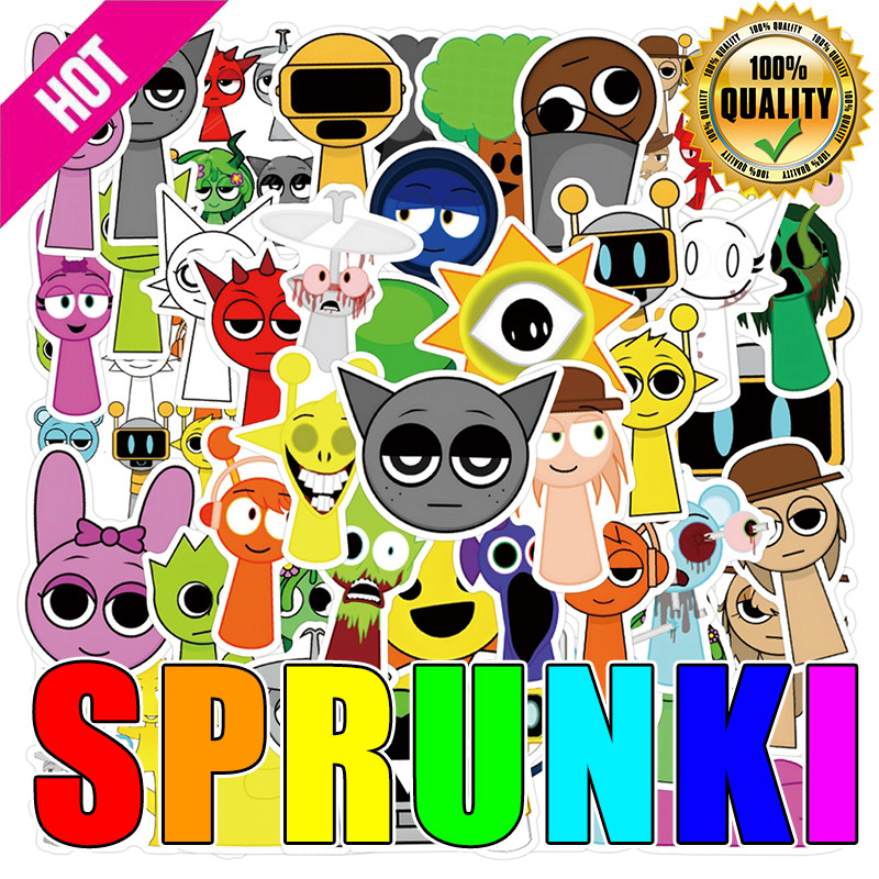 Incredibox Sprunki Stickers Set Doodle Stickers Sprunki Incredibox ...