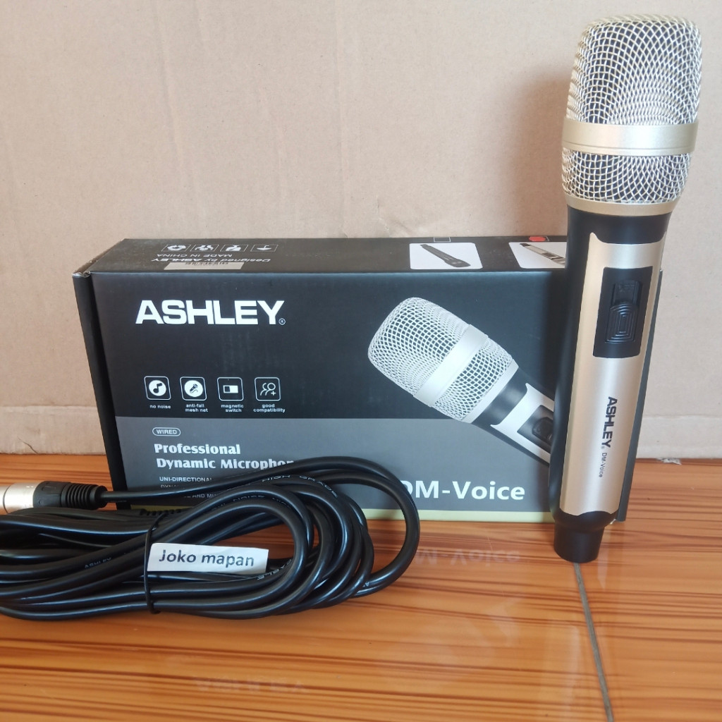 ASHLEY WIRED MIC MICROPHONE DM VOICE ORIGINAL | Shopee Malaysia