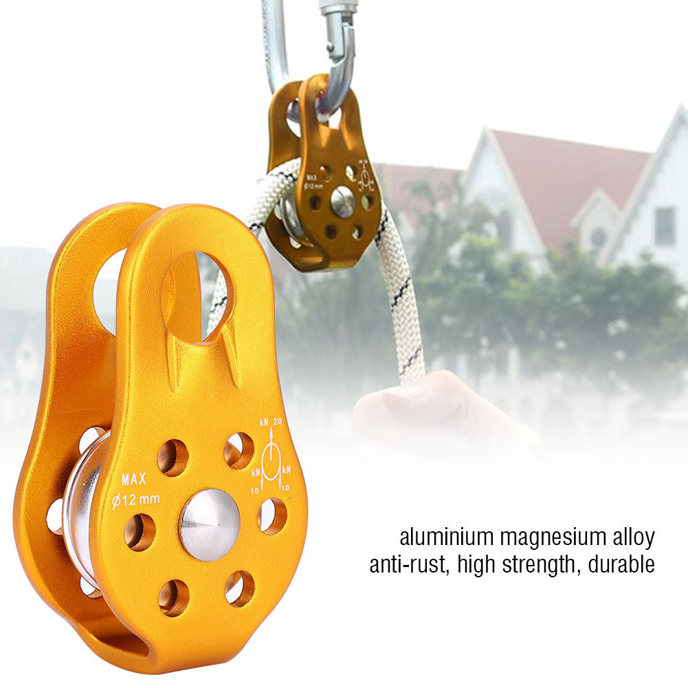 4-Pack Stainless Steel Single Swivel Pulley – 881 Lb / 400 Kg Capacity – 360° Rotation