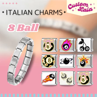 Italian Charm Bracelet Charms 8 Ball