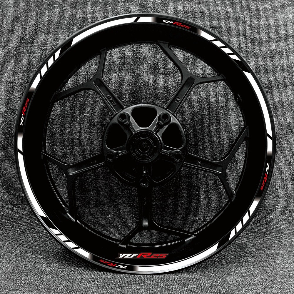 Applicable to Yamaha R25 motorcycle YZFR25 wheel hub stickers, logo ...