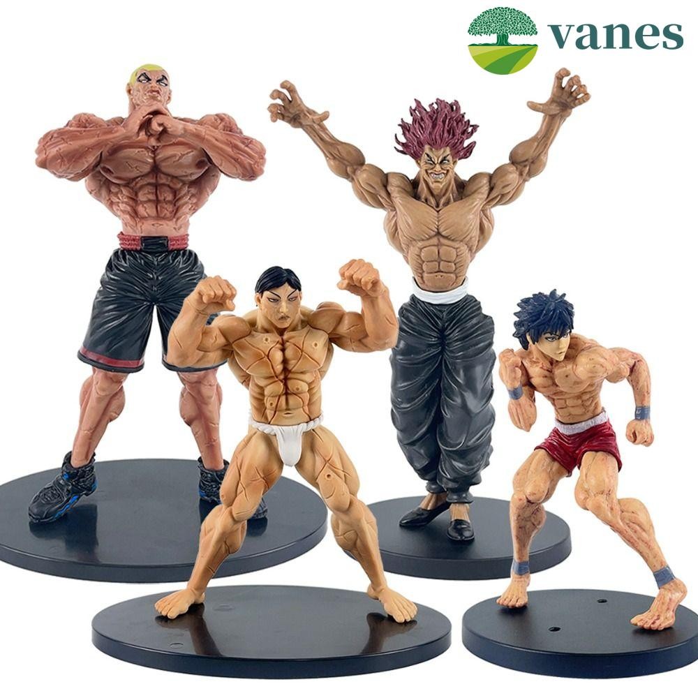 Tongyundacheng Hanma Yujiro Action Figure 18cm Baki Anime Figure Fighting Posture Statue Model Collectible Desktop Decoration