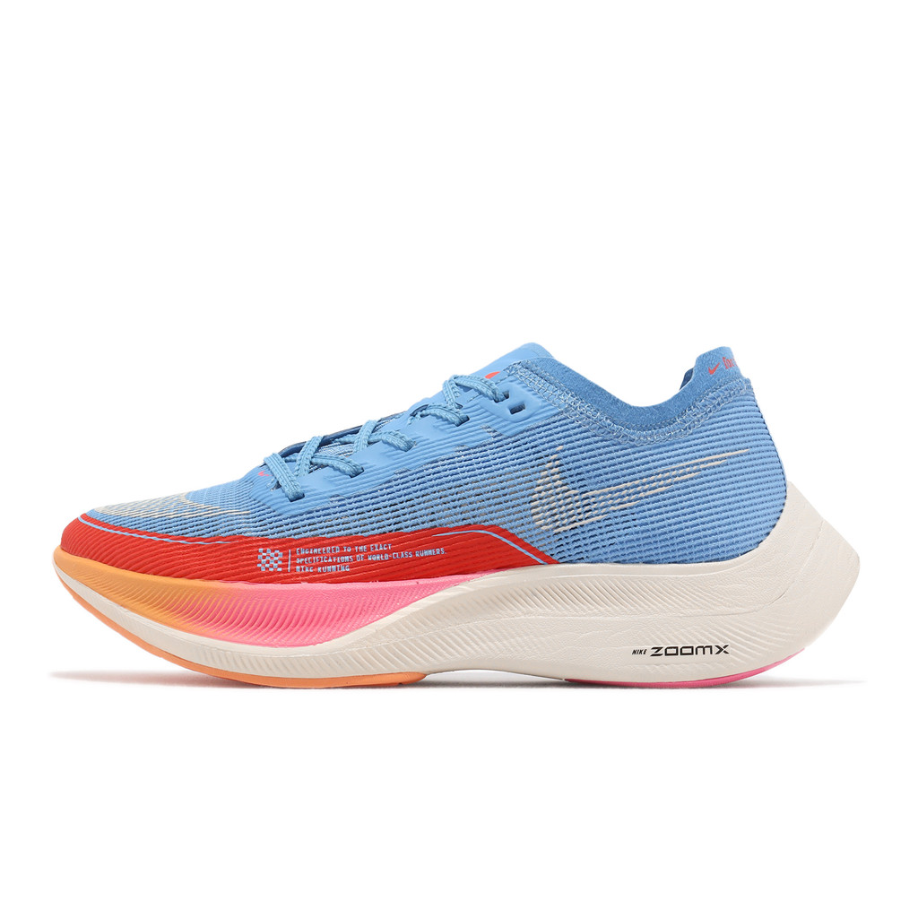 Nike Racing Running Shoes ZoomX Vaporfly Next% 2 Women's Blue Red ...