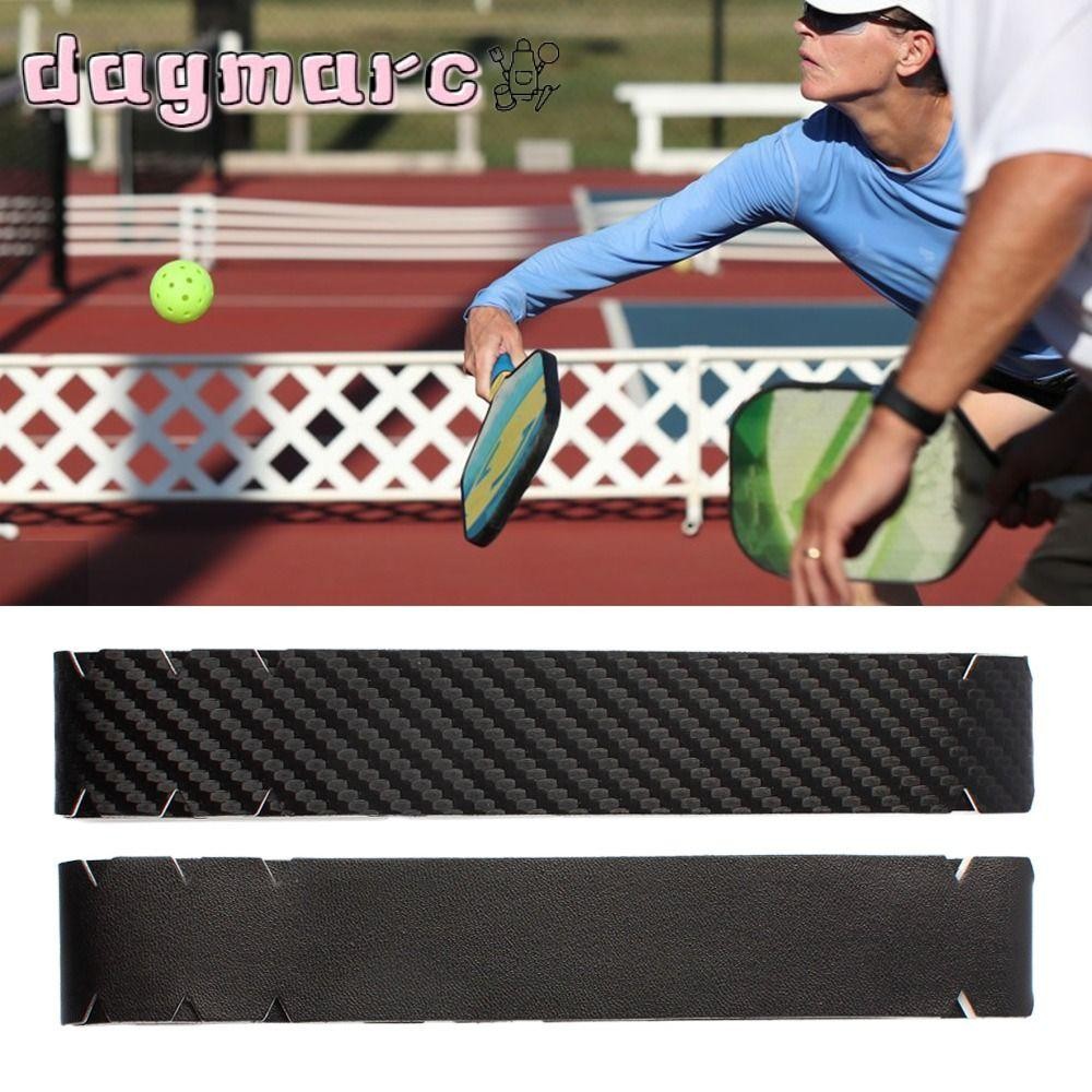 DAGMARC Pickleball Racket Edge Sticker, Black DIY Frame Protective Tape ...
