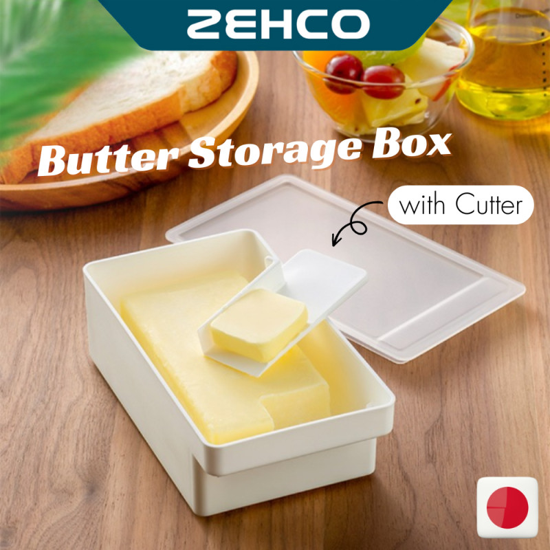 MYJapan Butter Storage Box with Cutter & Cover Eco-Friendly Butter ...