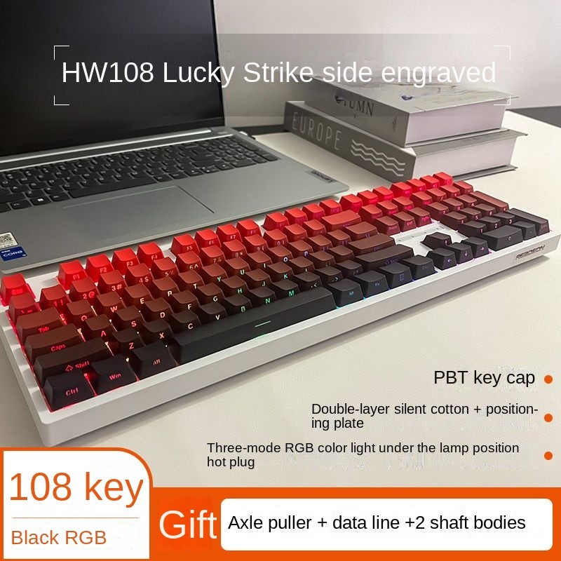 Readson R108-Key Side Engraving Mechanical Keyboard Three-Mode 2.4G ...