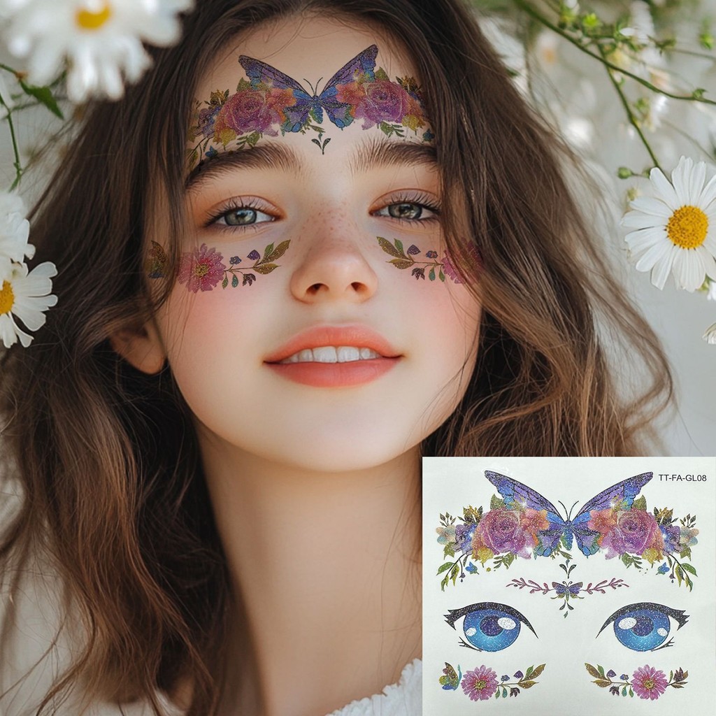 Leuke Cartoon Ogen Stickers Anime Beeldje Poppen Mond Neus