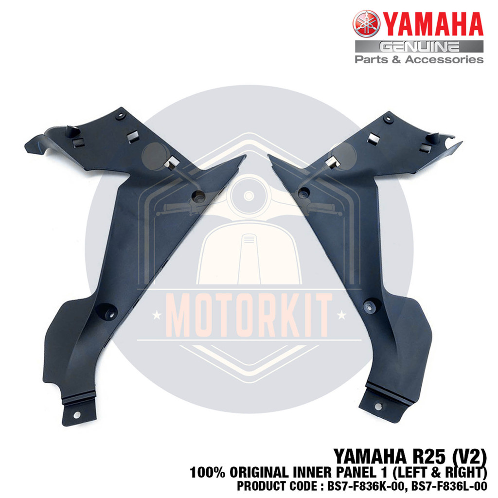Panneau Intérieur De Carénage Yamaha MT125 2020-2022 - Référence YGP B7D-F836L-00