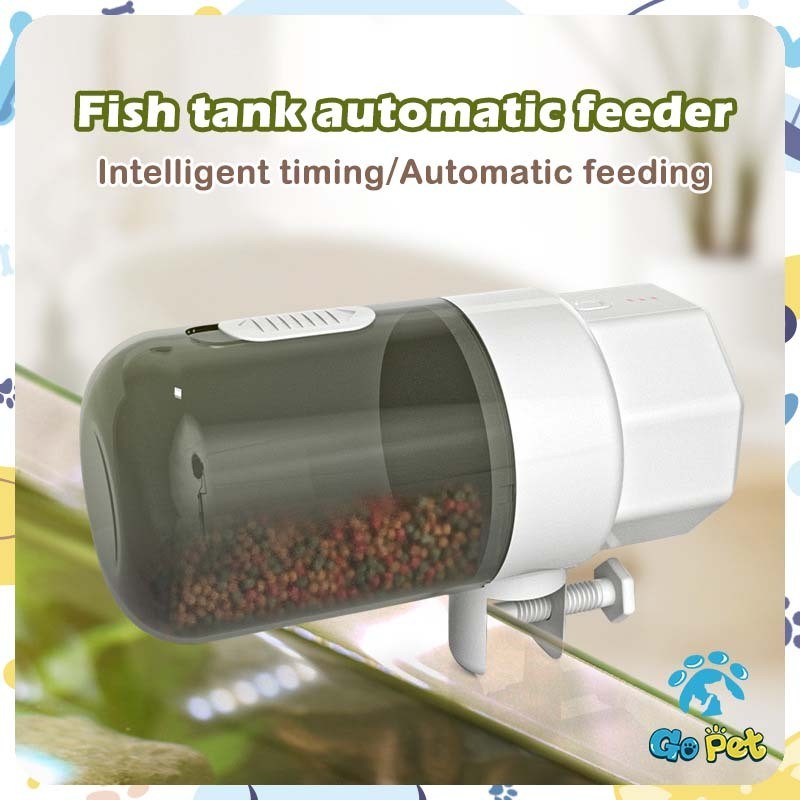 Image showcasing Automatic Feeder Aquarium Goldfish Smart Timing Three Speed Automatic ...