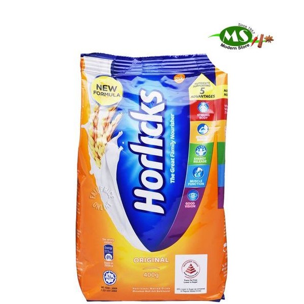 Horlicks Instant Malted Powder Original 400g | Shopee Malaysia