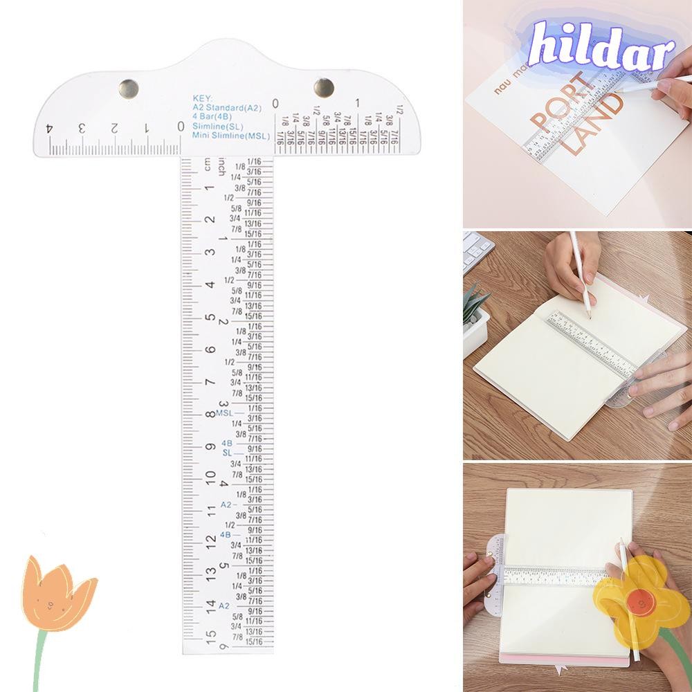 HILDAR T-Square Ruler Transparent Handtool Measuring Scale Rule In Both ...