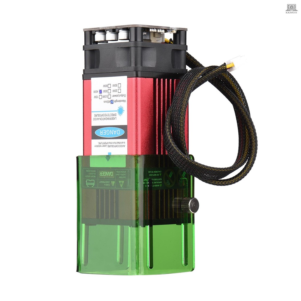 450nm 40W Laser Module with Protective Cover Fixed Focal Length Laser ...