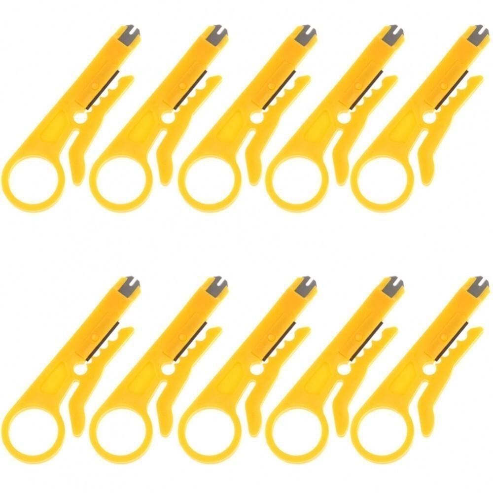 Plastic Strip Data Wire Punch Down Cutter Stripper Manual Plier Set 1 ...