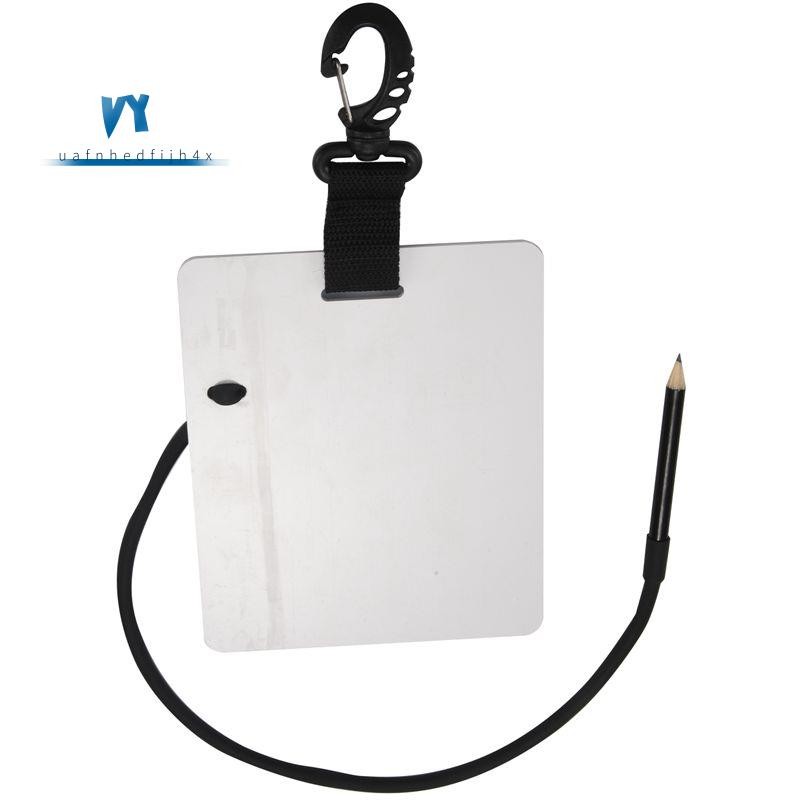 Dive Underwater Writing Diving Wordpad Gear Board With Swivel Clip And ...