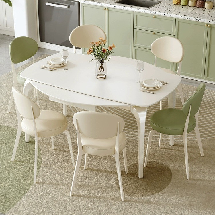 Stone Plate Dining Table round dining table nordic dining table set set ...