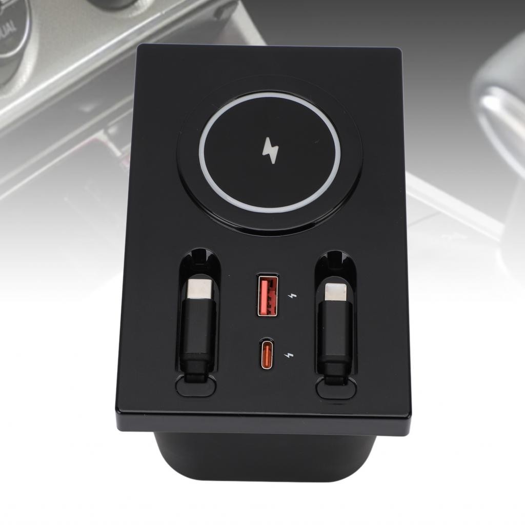 Jiada Center Console Docking Station Car USB Hub C Port Easy To Use ...