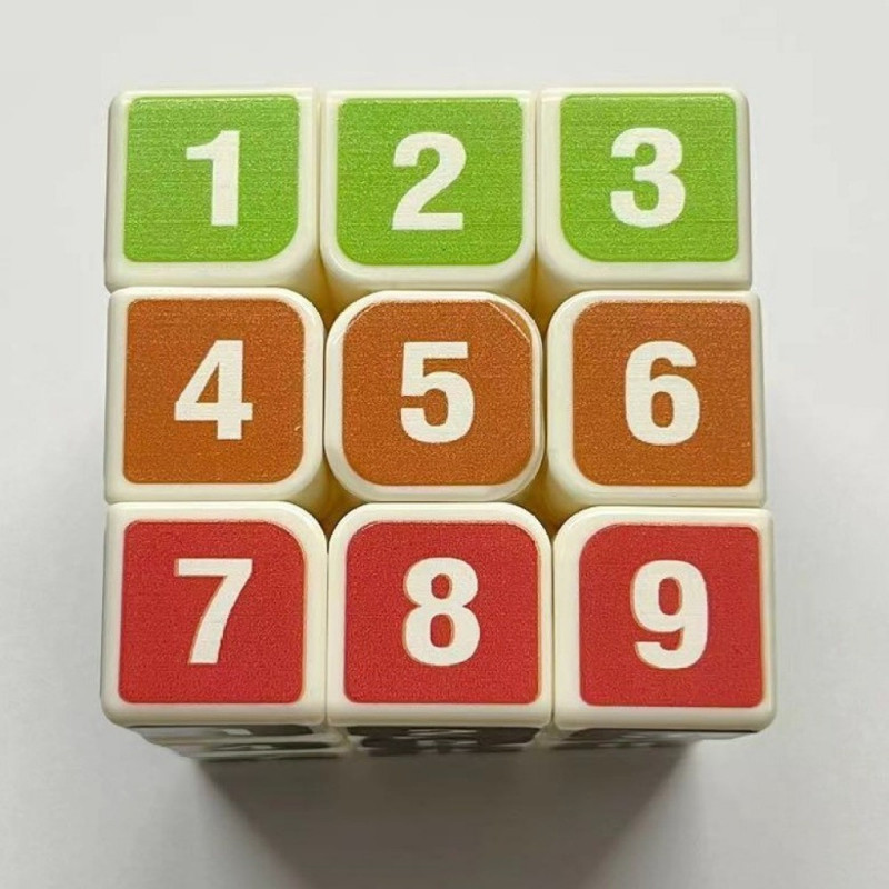 AmigoCube 3x3 Number Speed Cube 3x3x3 Digital Cube White | Shopee Malaysia