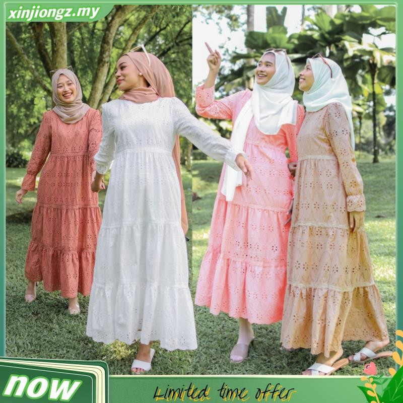 Korean Style Women Ladies Elegant Long Sleeve Rond Neck Lace Crochet ...