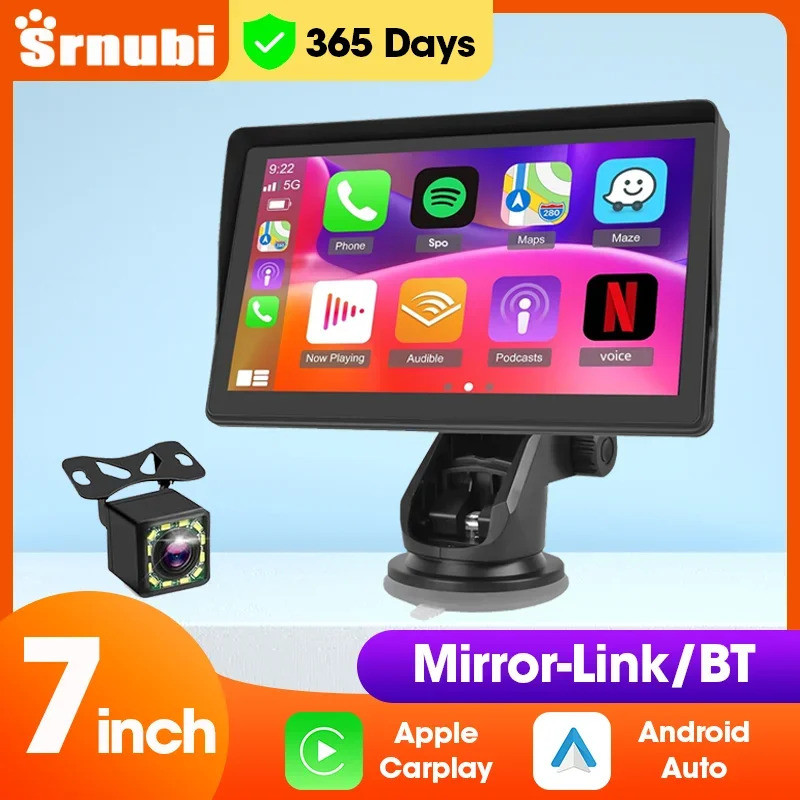 7 Inch Universal Car Radio Multimedia Player Wireless CarPlay Android ...
