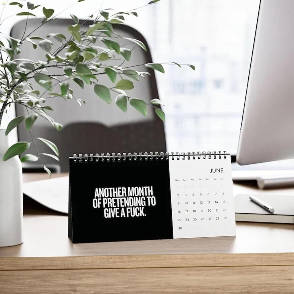 Rude Office Humor Work Desk Calendar Funny 2025 Office Calendar Gift