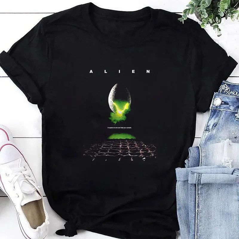 ALIEN Movie 1979 T Shirt Aliens Fan s Vintage Xenomorph Film Horror ...