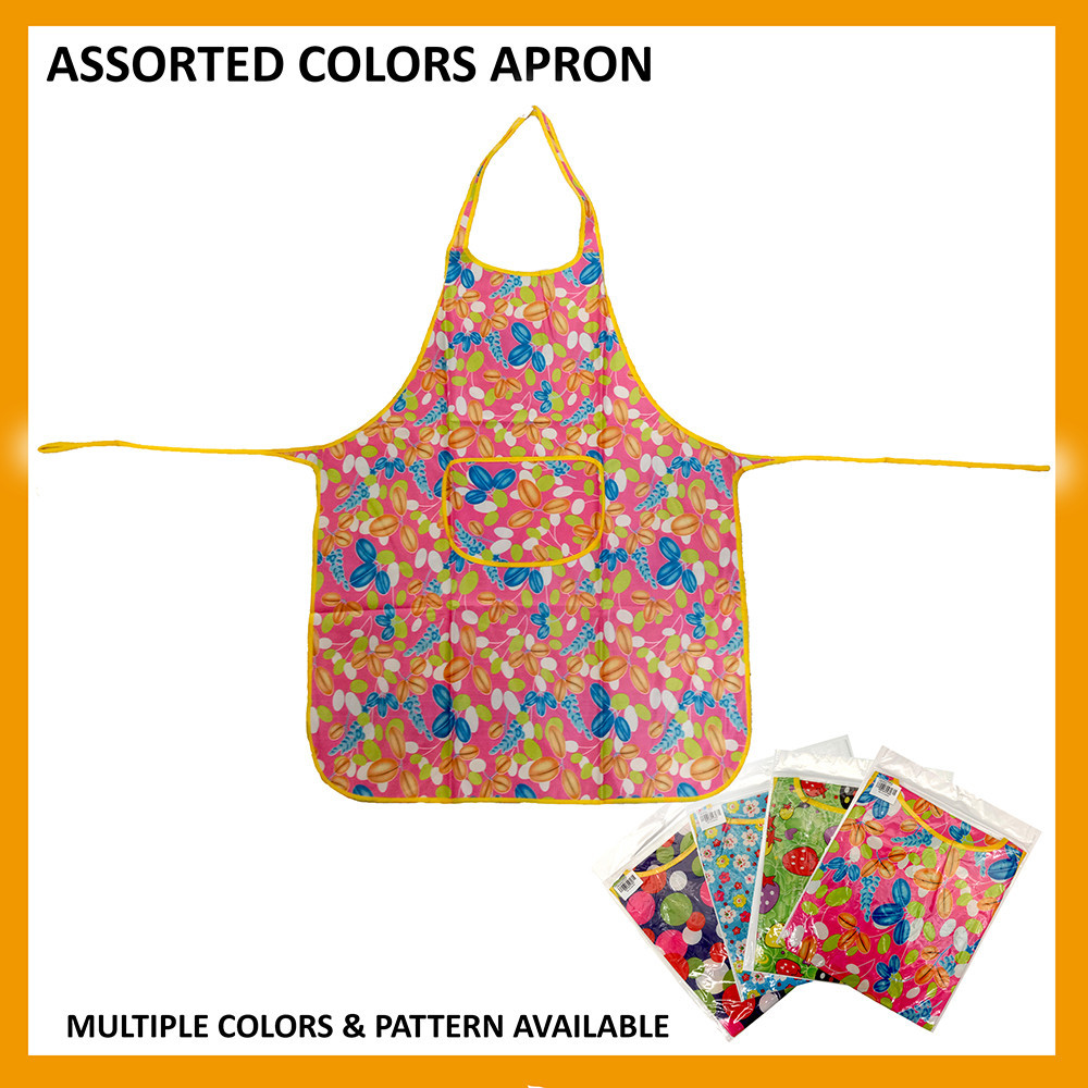 APRON COLOURFUL (ASSORTED) (RANDOM) 1 pcs Per Pack | Shopee Malaysia