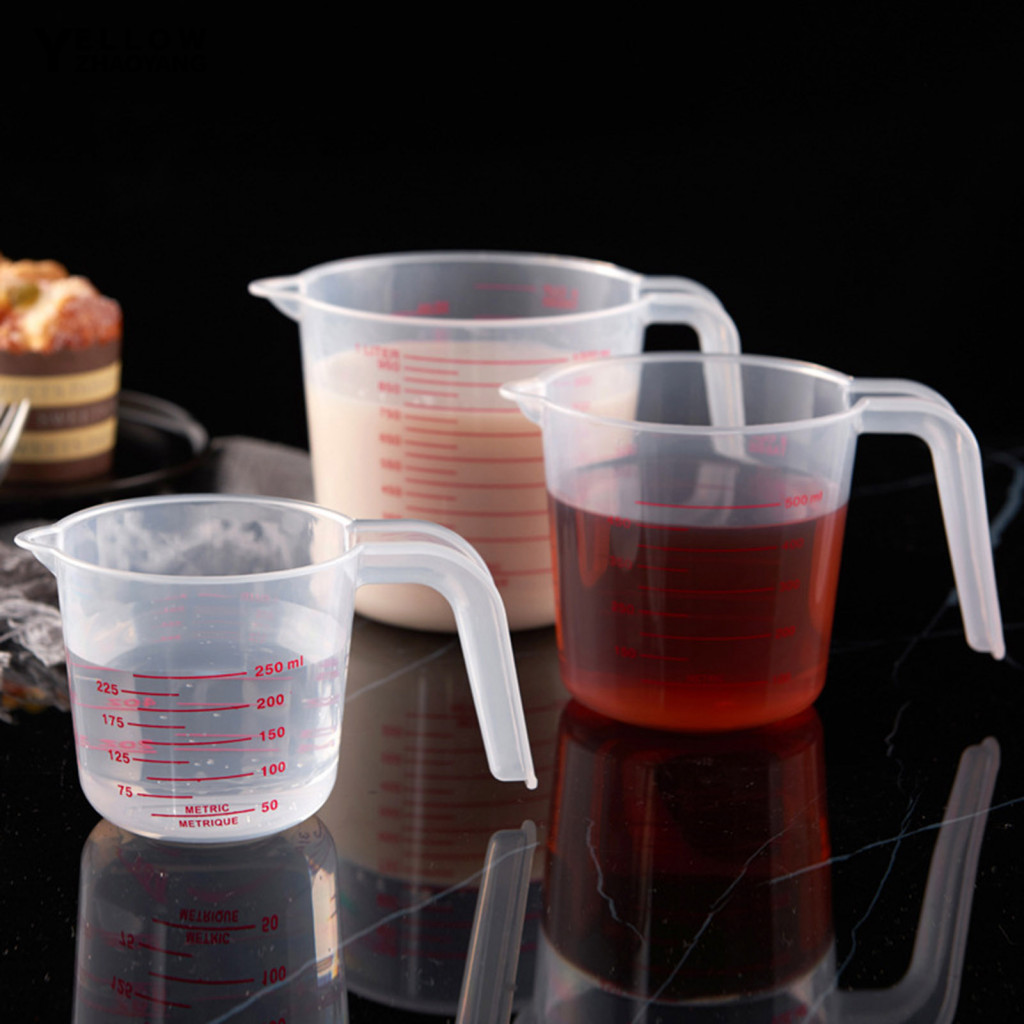 YEH- Readable Measuring Cup Measuring Cup Set 3pcs Plastic Measuring ...
