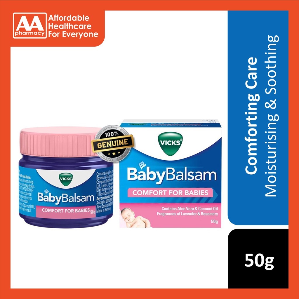 Vicks Baby Balsam 50g (Essential Oils For Comfort) | Shopee Malaysia