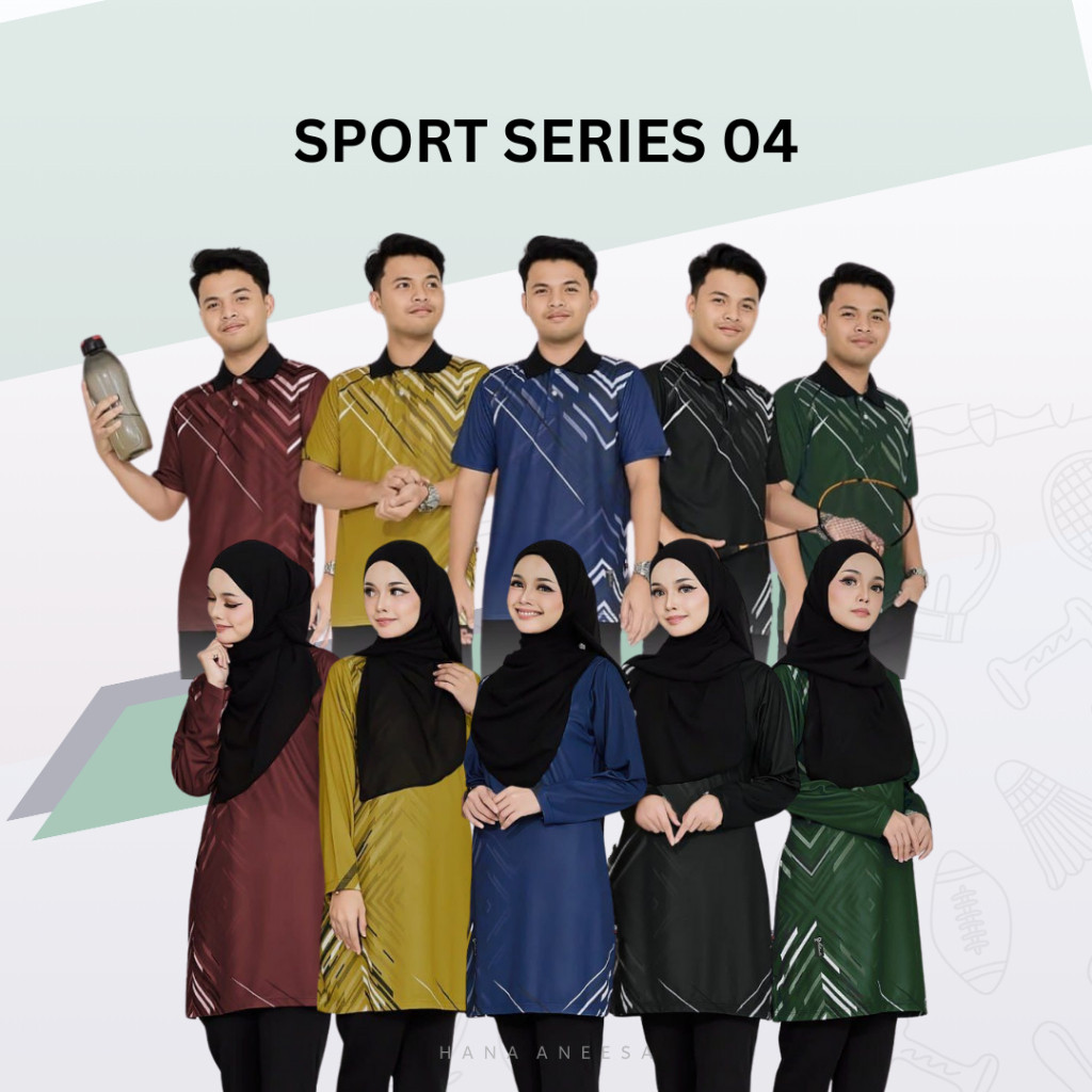 T-shirt Sport Series by Humaira Design | Microfiber Jersey | Couple ...