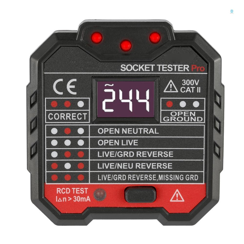 KKmoon Tester Wall Rcd Socket Portable Circuit Portable Circuit Tester ...