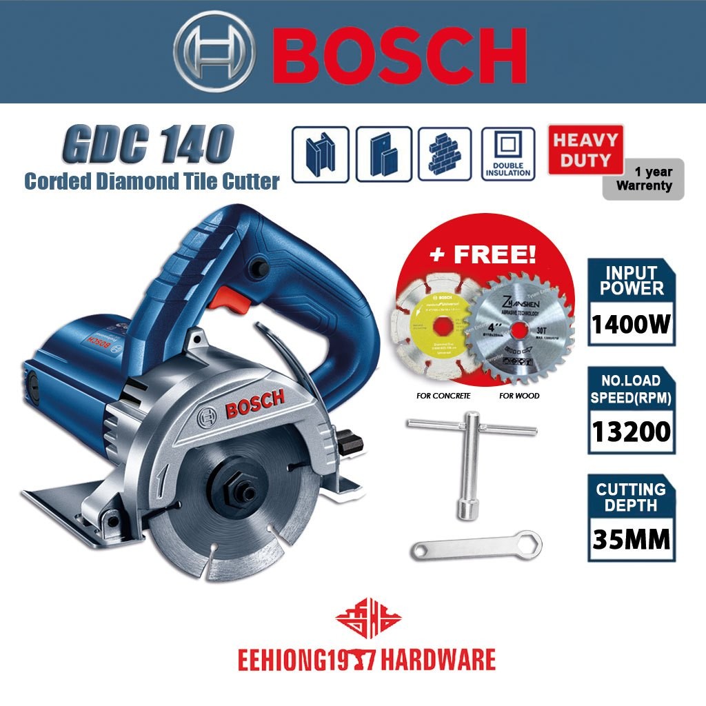 BOSCH GDC 140 Professional Marble Saw Cutter Mesin Pemotong GDC140 ...