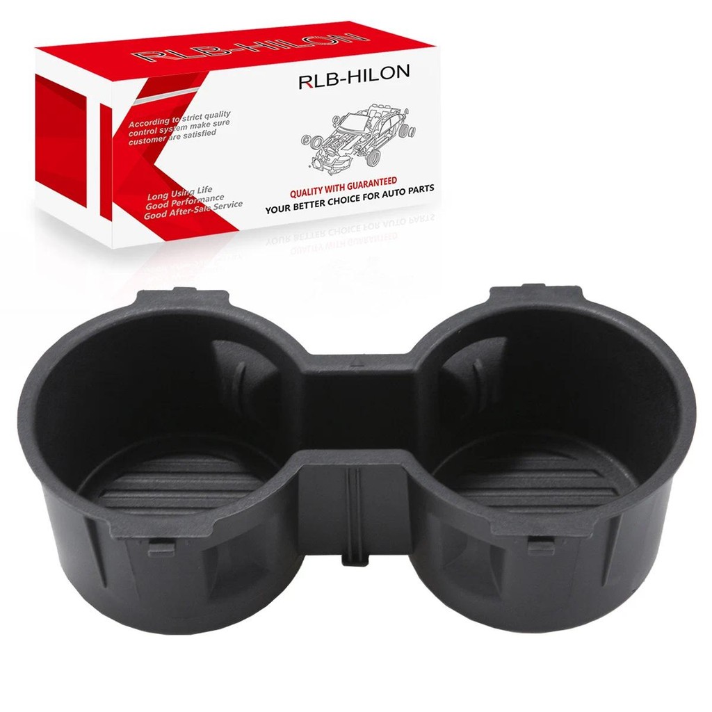 X AUTOHAUX Center Console Cup Holder Insert For Ford F-150/F-250/F-350 (2015-2019) – Black Rubber - View #4