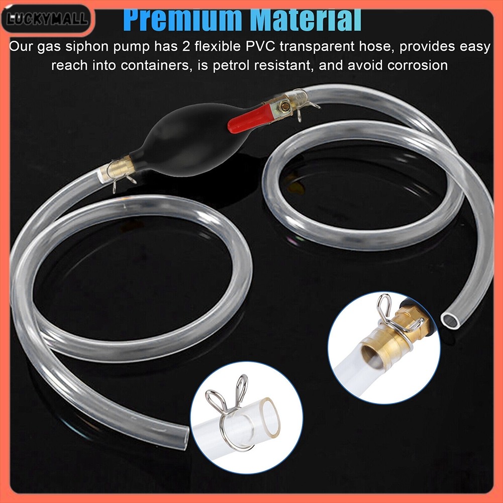 KUM Transfer Siphon Pump Siphone Hose Oil Water Transfer Hand Pump ...