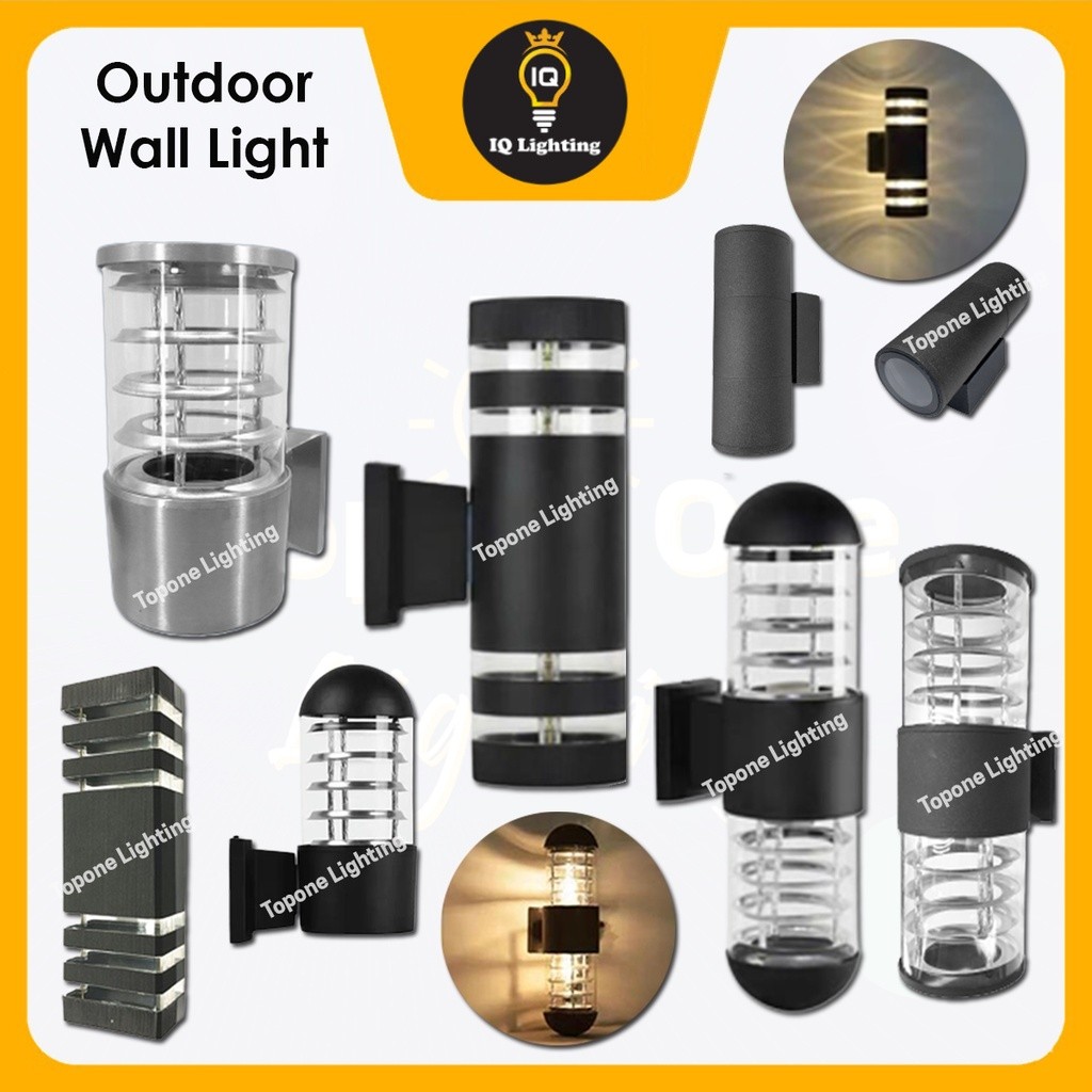 LED E27 Outdoor Wall Light UP DOWN Light IP65 Waterproof Wall Lamp ...