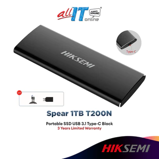 HIKSEMI Spear T200N SSD Portable Solid State Drive USB 3.1 Gen 1 External Storage Compatible Type-C