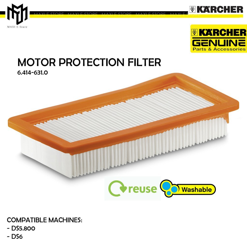 Karcher Motor Protection Filter for DS5.800 & DS6 64146310 / 6.414-631. ...