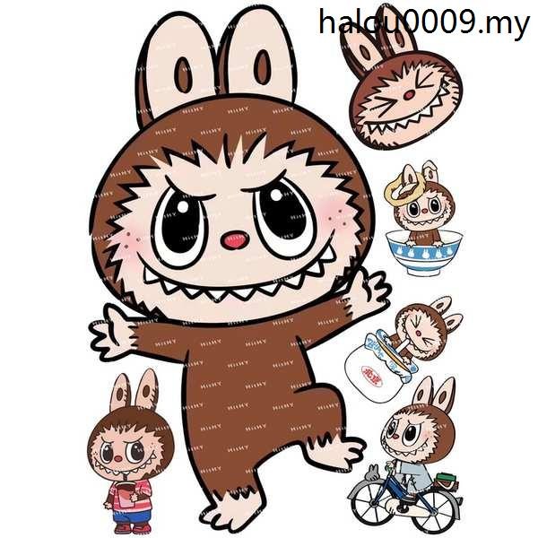 Medium F0432-02labubu Labu Cartoon Cute Computer Notebook Guitar Travel ...