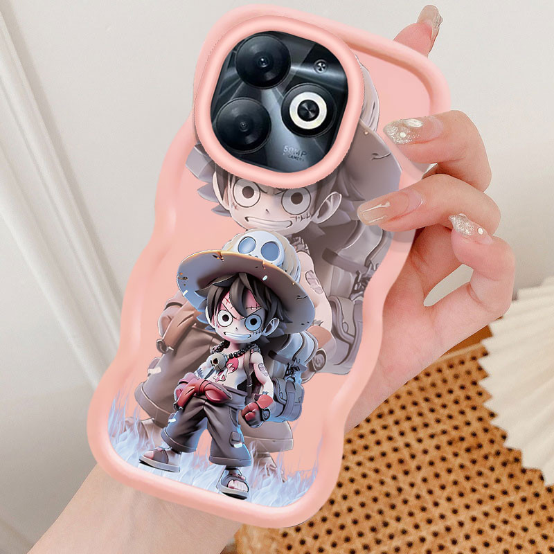 Macaron Cartoon Cool Luffy casing for Infinix smart 5 6 HD 7 PLUS 8 6 ...