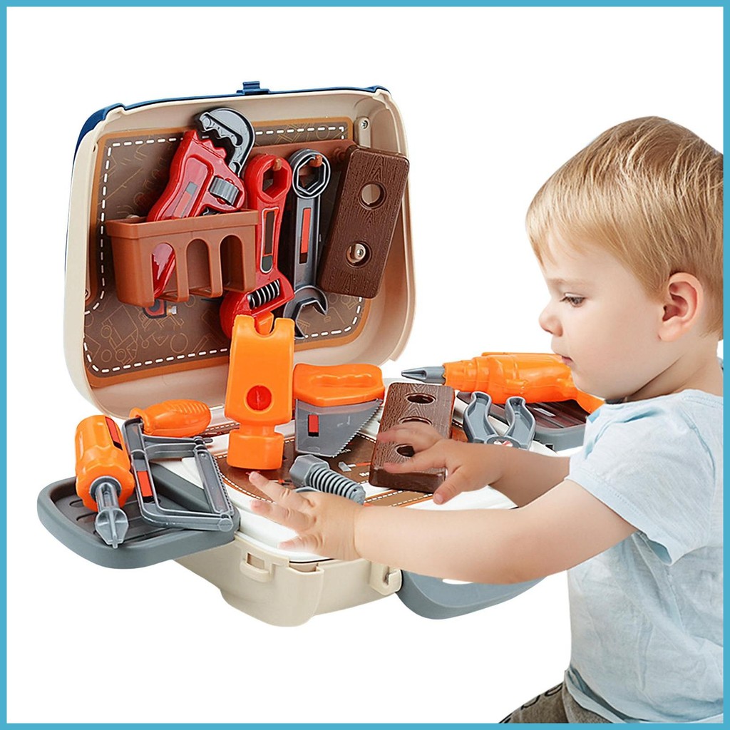 Electronic Toy Drill Pretend Play Kids Toys STEM Educational Toy Tools ...