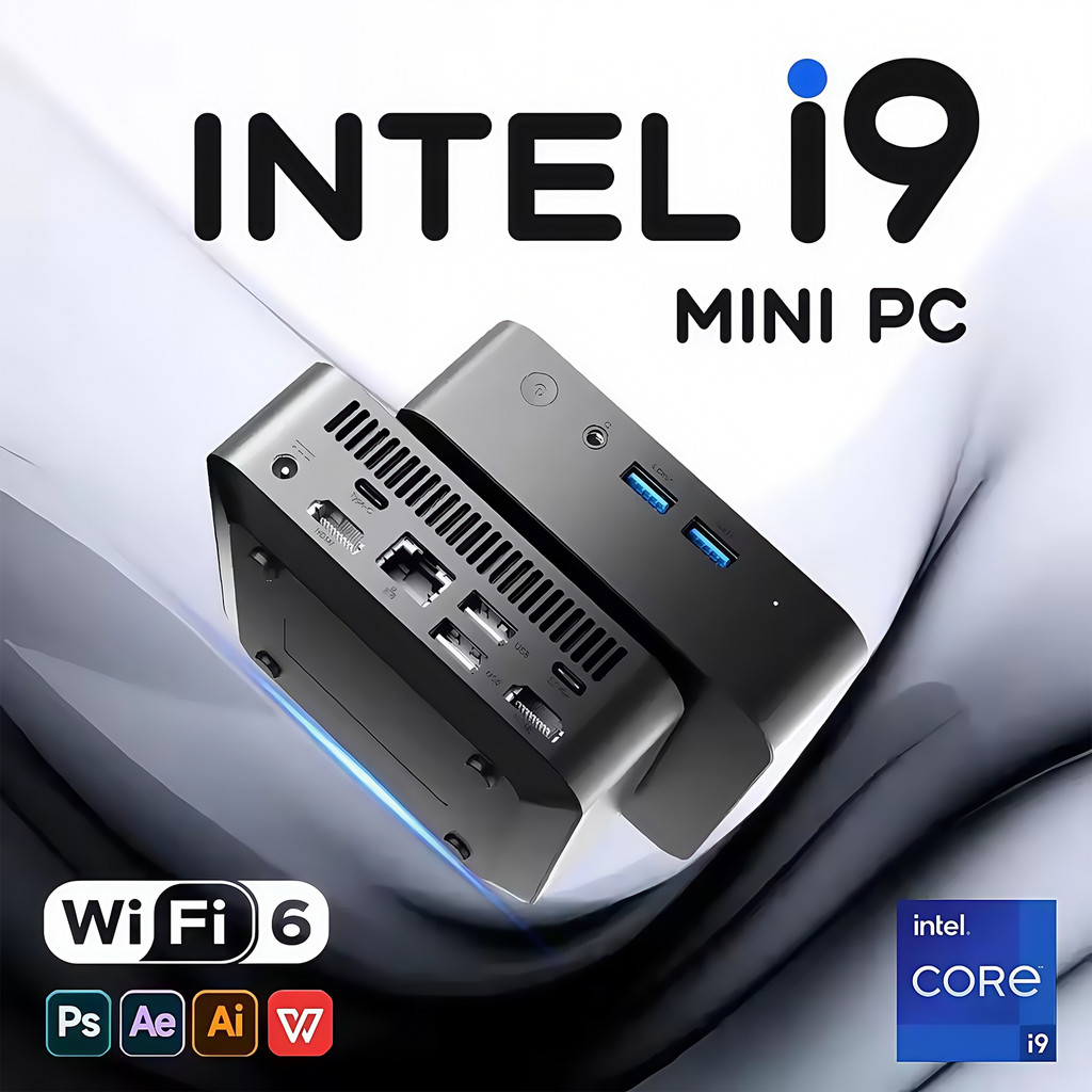 【Pre-installed Office】2025 Portable i9 Mini PC Computer Intel Core i9 ...