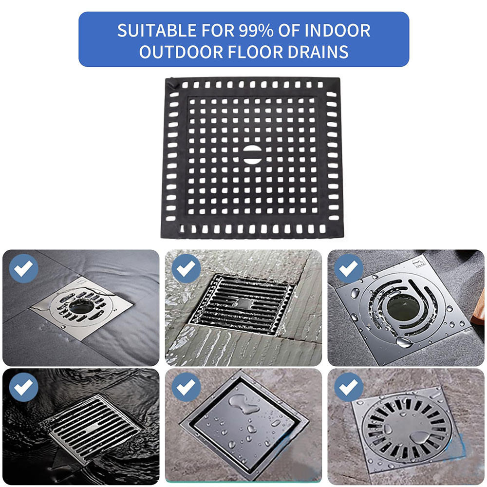 Stainless Steel Floor Drain Cover Net Shower Drain Hair Catcher Strainer Cover Filter Trap