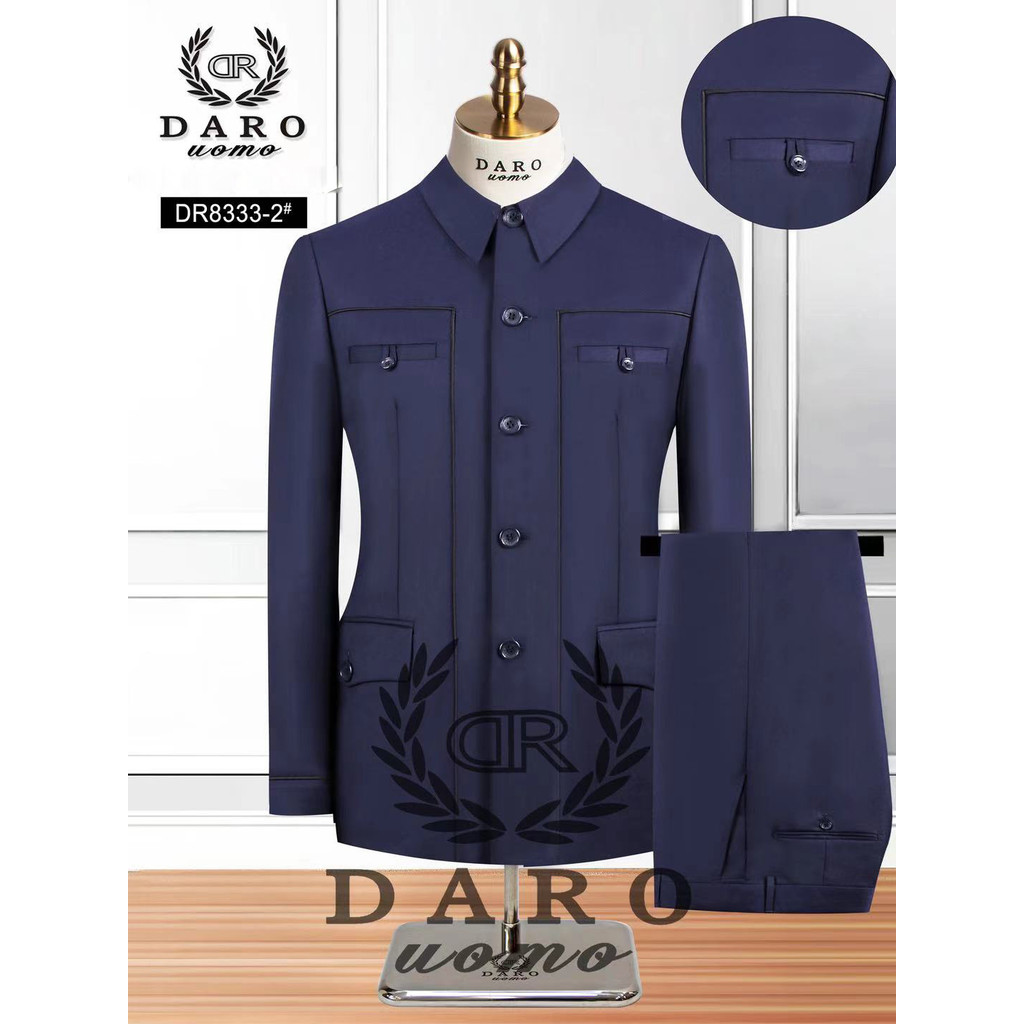 [Premium Suit] Large Size DARO8333 Zhongshan Suit Style Suit Tooling ...