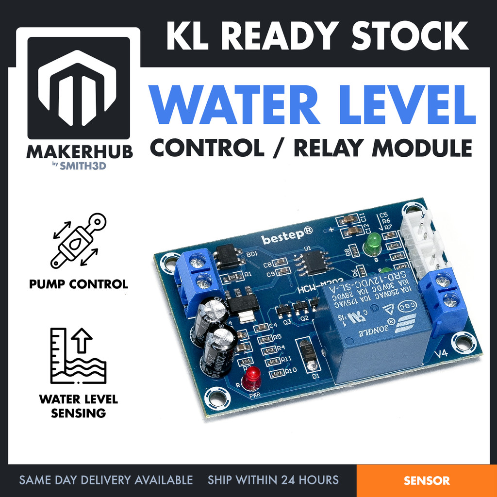 Water Level Relay Controller Liquid Level Detection Auto Water Sensor ...